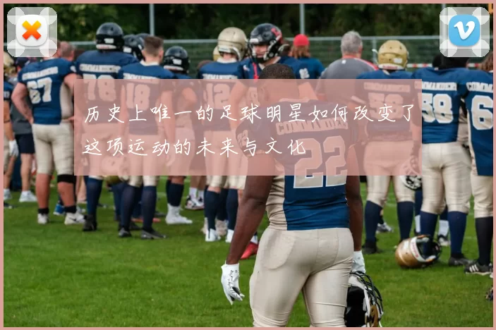 历史上唯一的足球明星如何改变了这项运动的未来与文化